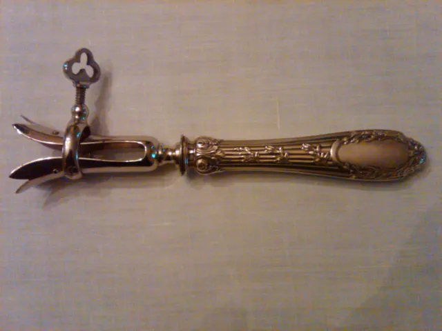 French .925 Silver Gigot d'Agneau LambLeg Holder Societe Parisienne de Orfevr. 2