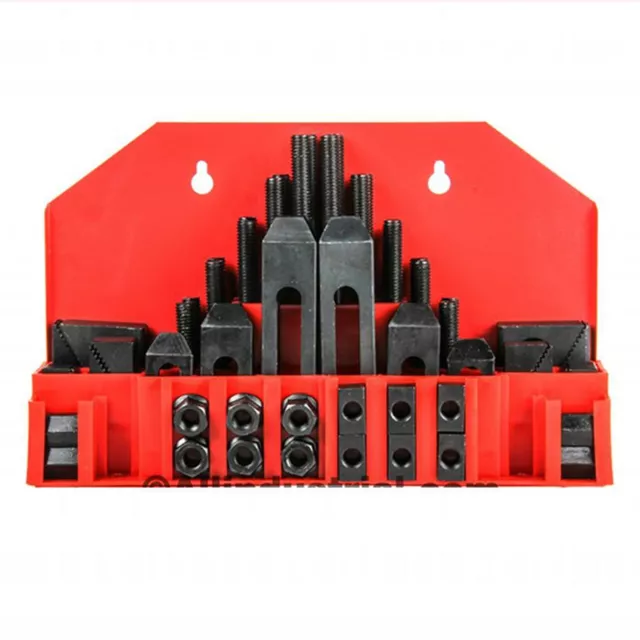 !2 Pack ! 58pc Pro-Series 7/16" T-Slot Clamping Kit Set 3/8-16 Open Box Return