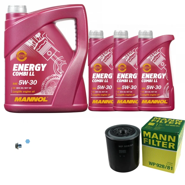 Mann-Filter Controllo Set 8 L mannol 5W-30 Energy Combi ' Ll per