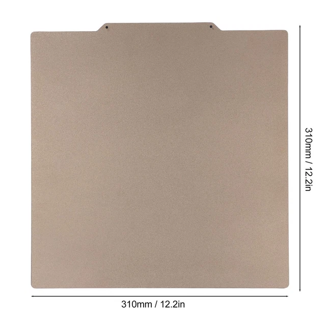 Spring Steel Build Plate Magnetic 310x310mm PET PEI 2 Sided Powder Painted 3 MFS