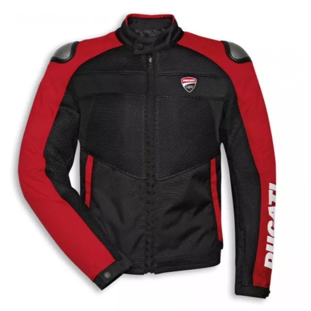 Ducati Corse Motorbike Jacket Waterproof CE Armours Cordura Textile Jacket