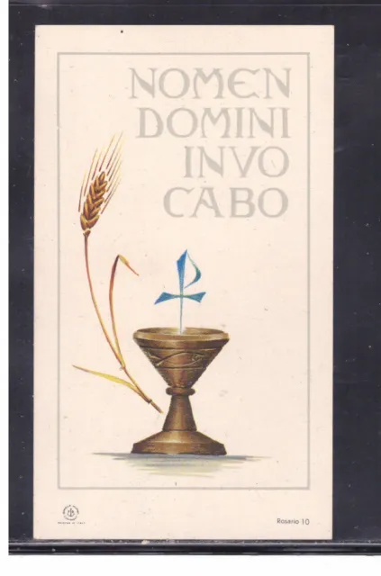 Santino Don Sergio Vercelli Prima Messa Santhià 1963 SN77