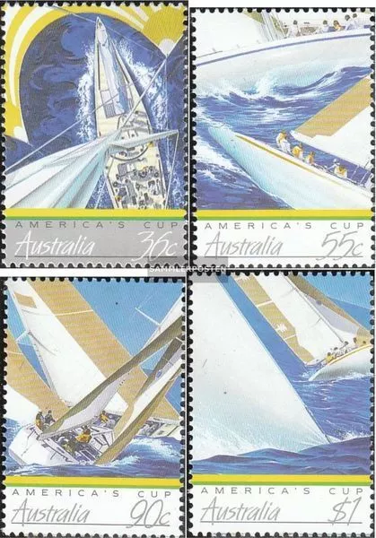 Australien 1015-1018 (kompl.Ausg.) postfrisch 1987 Regatta