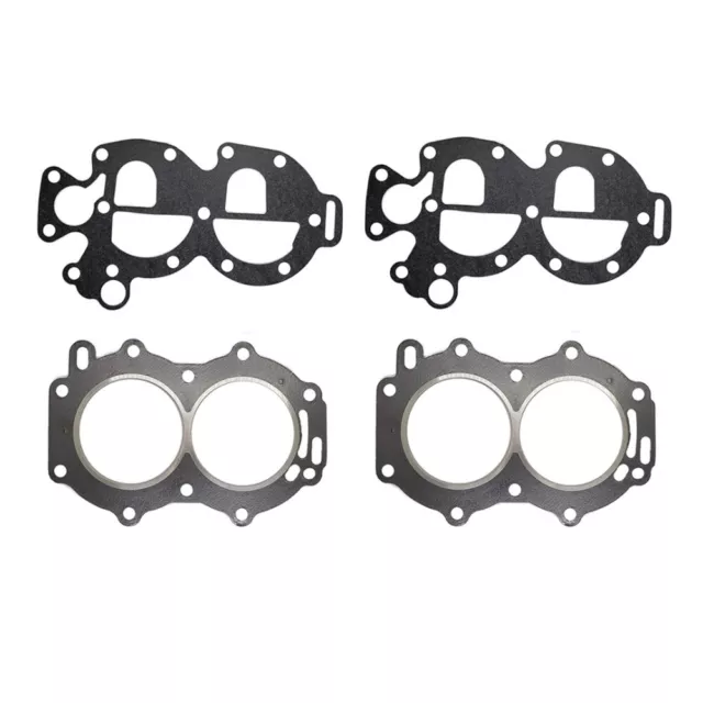 2Sets Evinrude Johnson 20 Hp-35 Hp 1979 Thru Head & Cover Gasket Replaces 765012