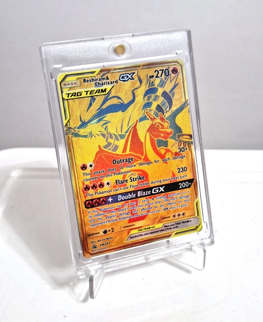RESHIRAM & CHARIZARD GX SM247 Special Gold Full Art Promo Pokemon Card~NM 39.99 - PicClick UK RESHIRAM & CHARIZARD GX SM247 Special Gold Full Art Promo Pokemon Card~NM 39.99 - PicClick UK
