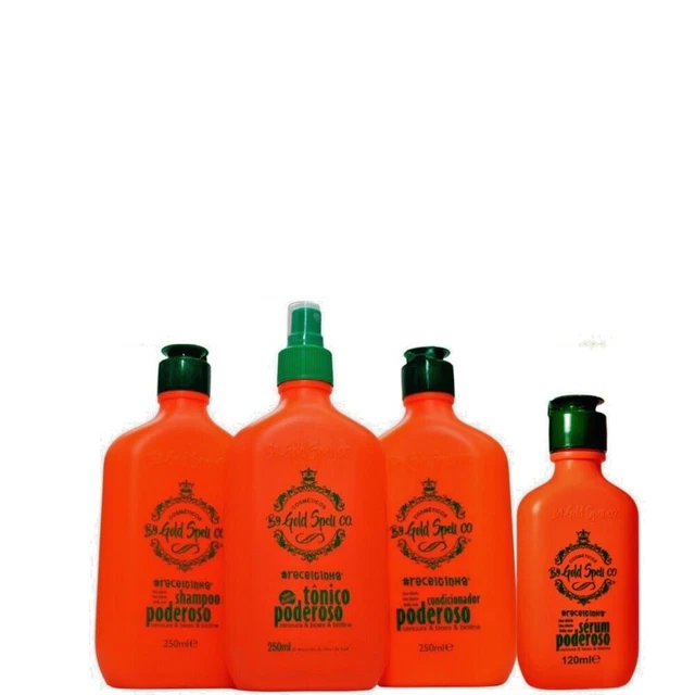 Traitement Anti-chute Gold Spell Tonico Poderoso - Spray à La Kératine Et Biotine, 8,4 Fl Oz, Neuf