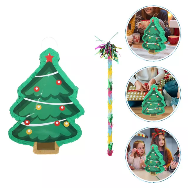 Christmas Tree Pinata for Cinco De Mayo Xmas Party Supplies-FN