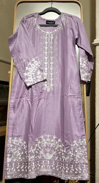 NEW  Indian-Pakistani SalwarKameez ReadyMade 3Piece Embroidery Suit (M)