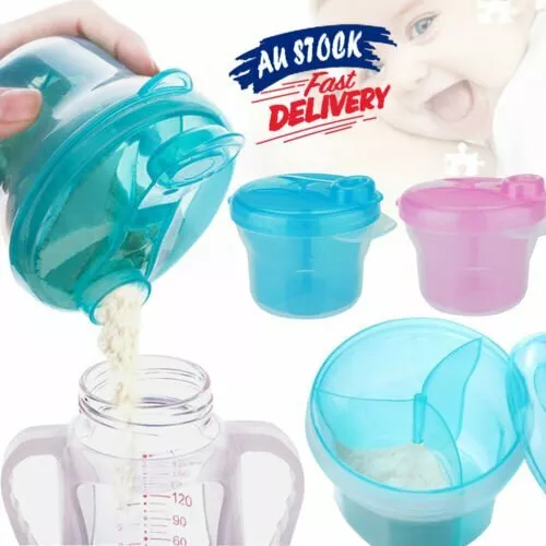 Milk Container of Baby Snack Pot 3 Doses Dispenser Formula Storage Powder