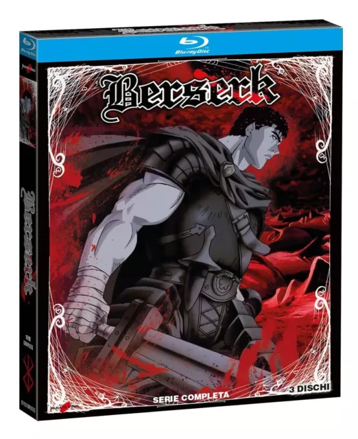 3 Blu-ray BERSERK - LA SERIE TV serie completa box cofanetto nuovo sigillato