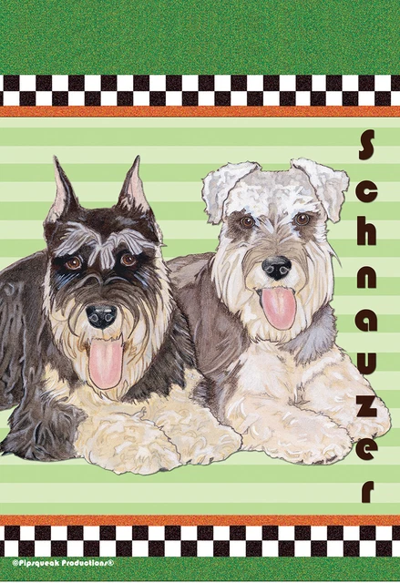 Pipsqueak Garden Flag - Schnauzer Pair 498231