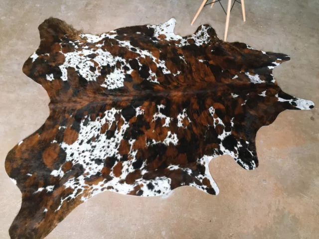 Tricolor Cow Hide Brazilian Cowhide Rug Area Rugs Hair on Hide