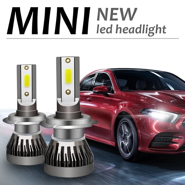 2X H7 Combo Led headlight kit Super Bright 6000K White For Kia Optima 2014-2015