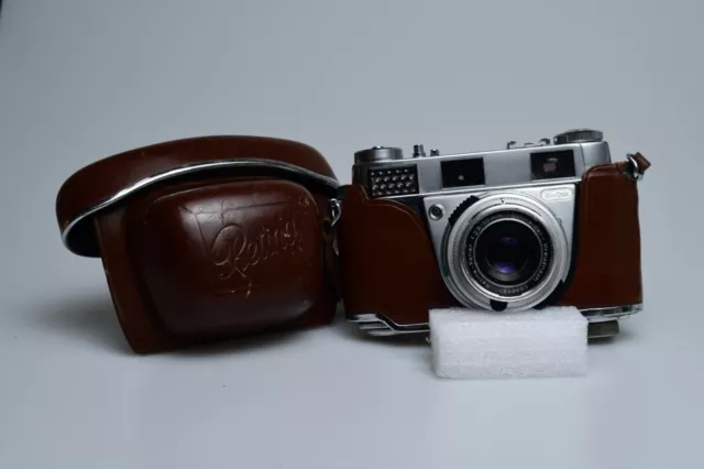 Kodak Retina 3S 35mm Rangefinder Camera w/50mm F2.8 Lens and Leather Case (559)