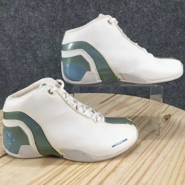 STARBURY SHOES MENS 5.5 Basketball Sneakers Lace Up 21772 White Leather Mid Top 14.70 PicClick