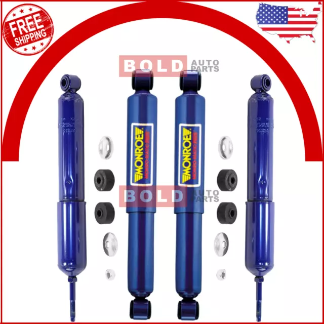 Monroe Front Rear Shocks Absorbers Kit Set 4PCS For 1993-99 Jeep Grand Cherokee