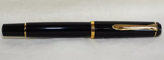 PELIKAN M200 Kolbenfüller schwarz - alte OBB Goldfeder