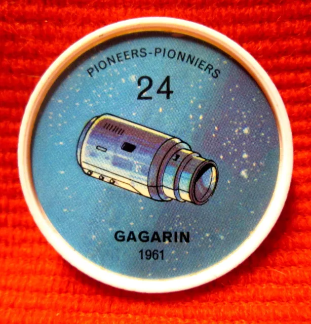 Jello / Hostess Airplane Coin #24 Gagarin Pioneers hblc2