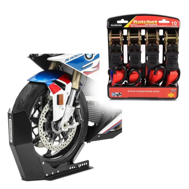 Motorradwippe mit Ratschen-Spanngurten Set für Honda CB 500 F/ X/ 650 F/ R/ 1000