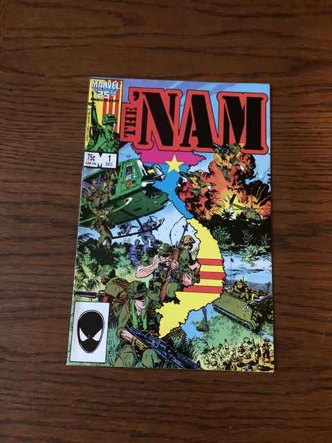 Rare 1986 The Nam # 1 Marvel War Comic; Michael Golden; Doug Murray; Great Shape
