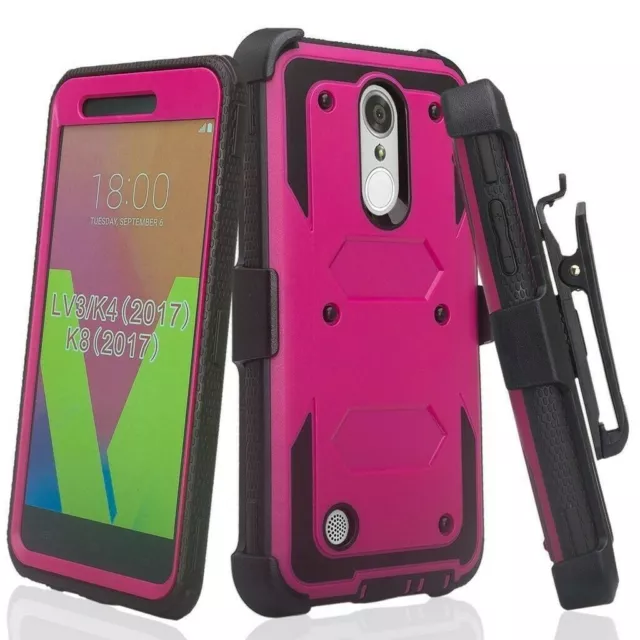 For LG Premier Pro LTE / LG Phoenix Plus / LG K30 Holster Case Phone Cover