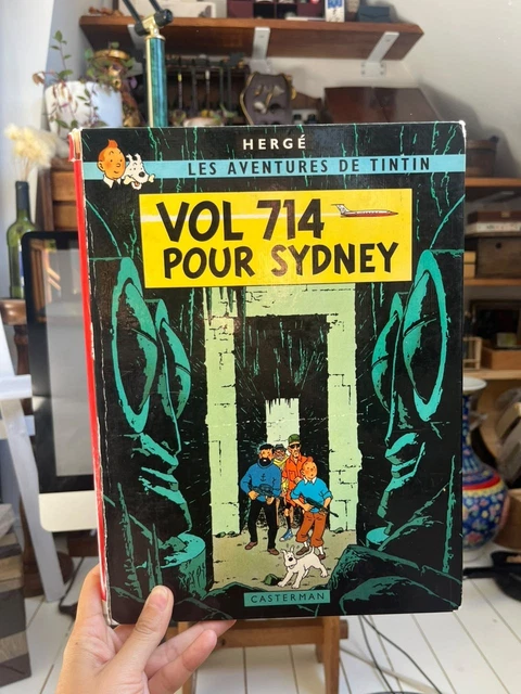 VOL 714 POUR Sydney – Tintin – B37 1968 – 2e tirage édition originale ...