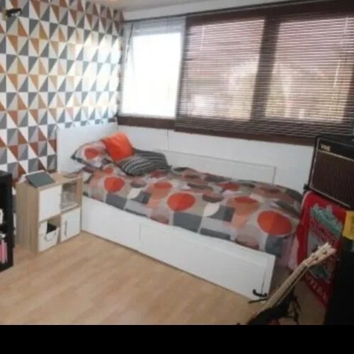 IKEA MALM WHITE Single Bed Frame with Slats. No Drawers. £54.99