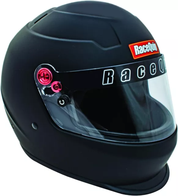 RaceQuip Full Face Helmet PRO20Snell SA2020 Rated Flat Black Large 276995