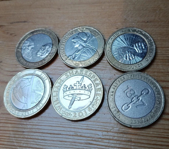 6x £2 Commemorative Two all different joblot bundle Rare coins Collectable  L4