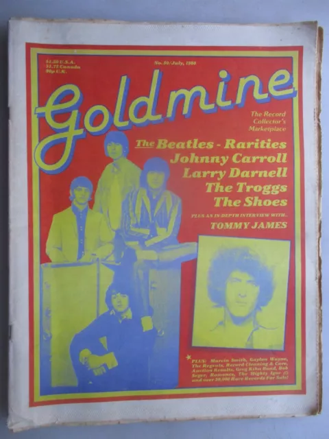 Goldmine - Record Collectors Monthly July 1980 Beatles, Etc.