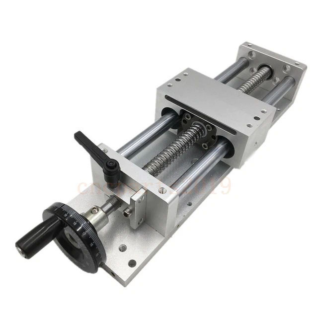 CNC LINEAR GUIDE Rail Manual Slide Stage Actuator SFU1605 Ballscrew ...
