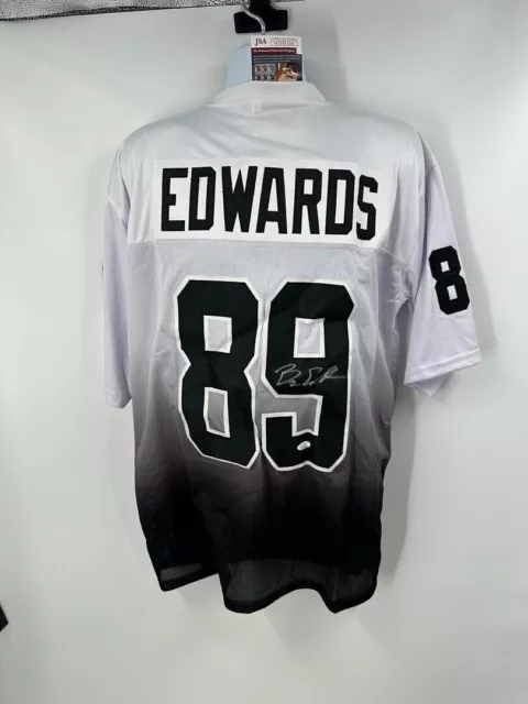 Bryan Edwards Las Vegas Raiders Signed Autograph Jersey JSA Witnessed Certified