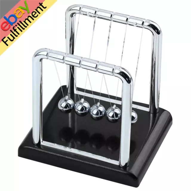 Newton's Cradle Steel Balance Pendulum Balls Physics Science Desk Decor Toy