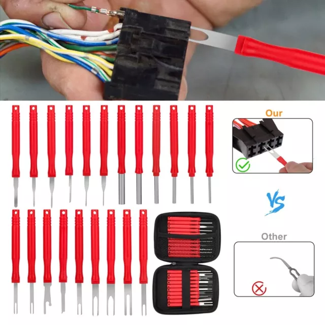 Kit strumenti di rimozione terminale rosso 21 pz efficace e affidabile per mecca