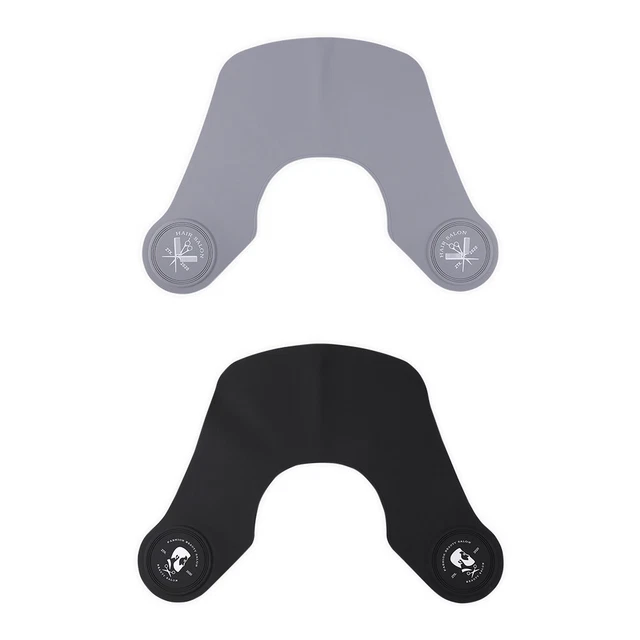 Wrap Coloring Hair Styling Neck Collar Shield Silicone Cape for Hairdressing