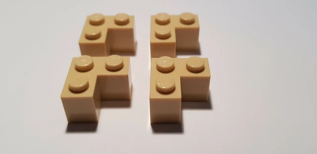 Lego 4 x 2357 Basic Coin Pierre 2 x 2 Beige 4124455 ( Ngb ) Créateur Star Wars
