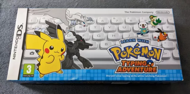 Learn With Pokémon: Typing Adventure - Nintendo DS (PAL) - new and sealed!