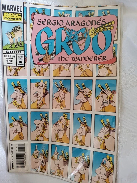 Groo The Wanderer #118 Marvel Epic 1985 Sergio Aragones End Of Run Low Print.