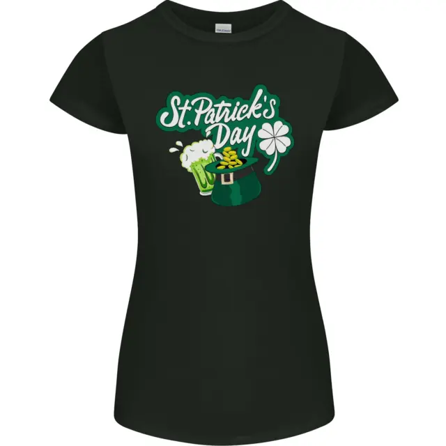 T-shirt donna Petite Cut divertente irlandese St Patricks Day divertente