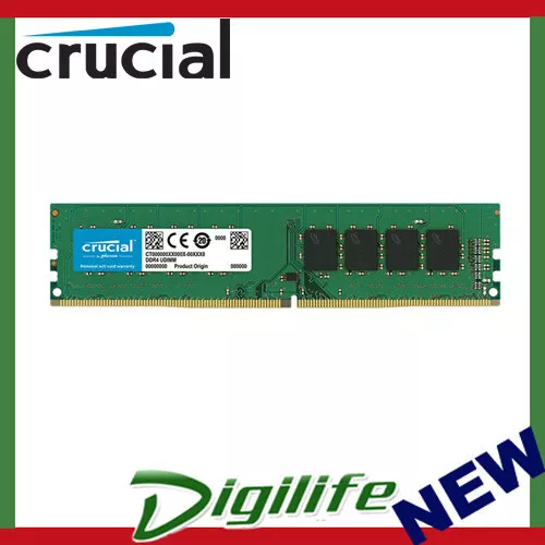 Crucial 16GB (1x 16GB) DDR4 2666MHz Desktop Memory CT16G4DFD8266