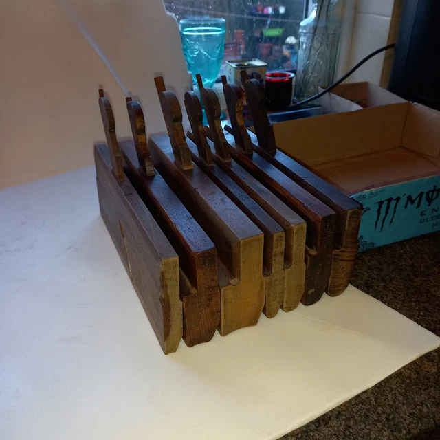 Set Of Marples Wooden Planes ×7