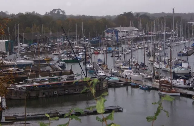 Photo 6x4 Marina-Hamble River Lower Swanwick This is the Marina in Novemb c2005