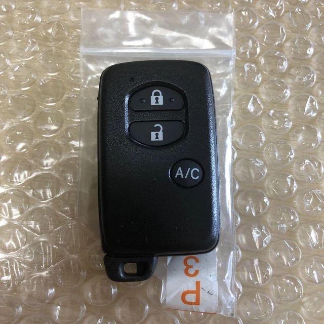 TOYOTA GENUINE SMART Key Car Parts Japanese Type Silver Free Shipping