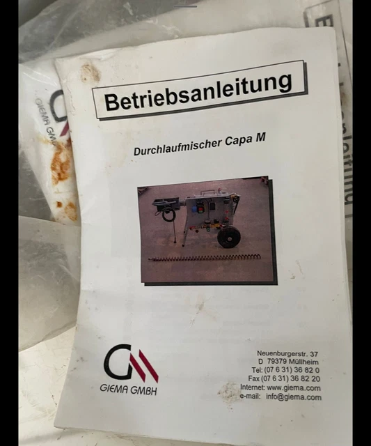 Giema Durchlaufmischer CAPA M