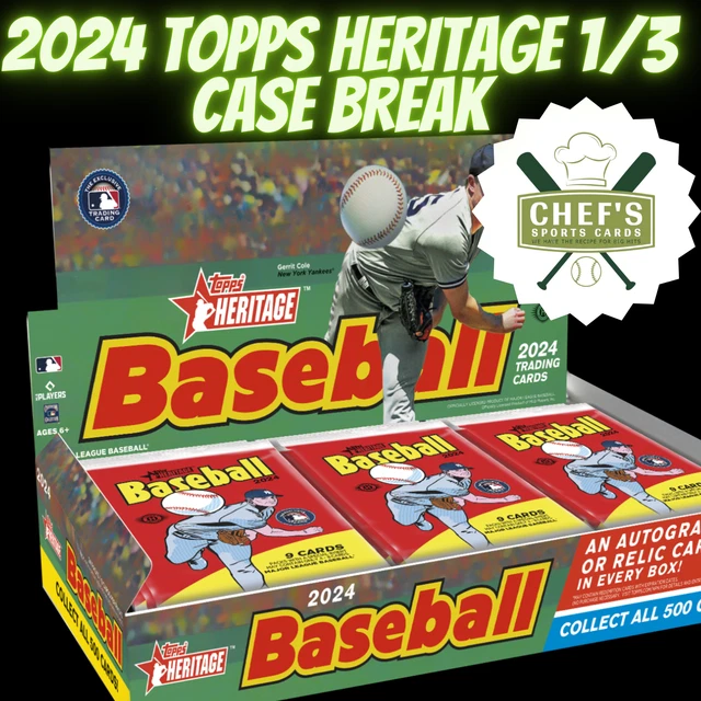 SEATTLE MARINERS 2025 Topps Heritage 1/3 Hobby Case (4 Box) Break 8
