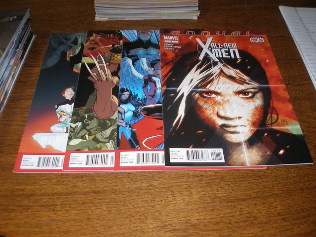 All New X-men Annual 1,35,36,37 2015 vfnm Marvel comic lot