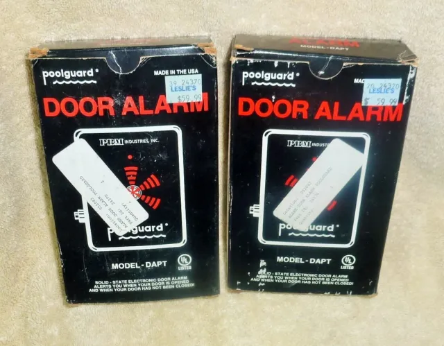2 x POOL GUARD Door Alarm Electronic Model DAPT