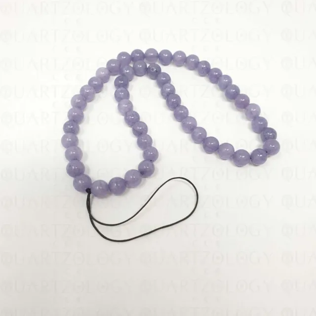 Phone Lanyard Mobile Strap Chain Healing Crystal Stone Beads Lilac Jade UK