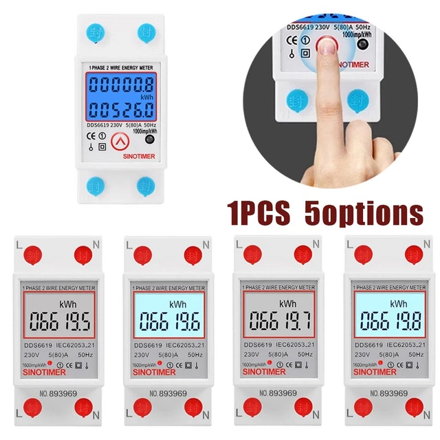 FUSE BOX ELECTRICITY Meter Electrical Equipment Meter Mount Rail Single ...