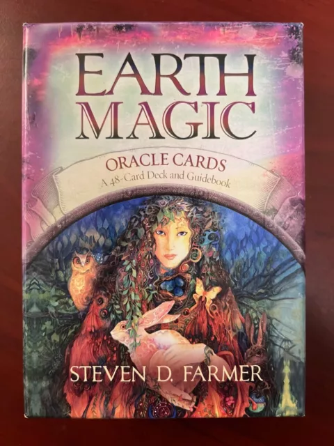 Earth Magic Oracle Cards 48-card Deck and Guidebook *Very Good* Free shipping